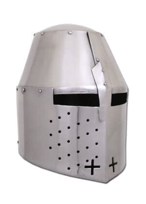 Grande elmo (modello Pembridge ) 1370, acciaio 1,2 mm