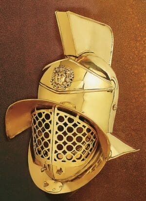 Elmo gladiatore Pompeiano, ottone