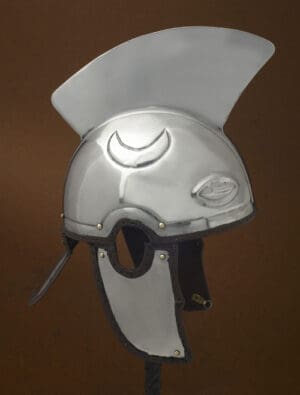 Elmo da Centurione, Epoca Tardo Romana (Intercisa IV), in acciaio