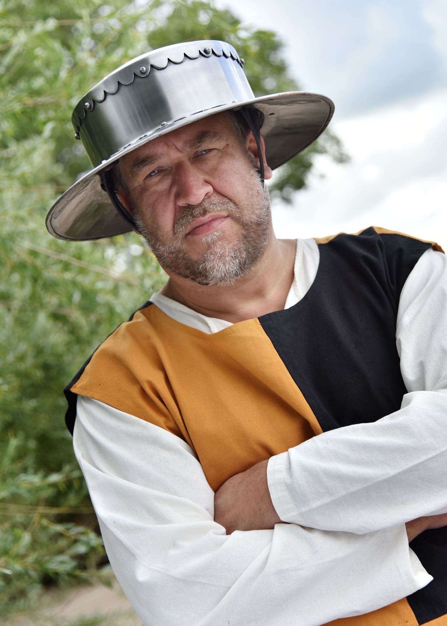 Cappello d'arme, acciaio 2 mm - immagine 4