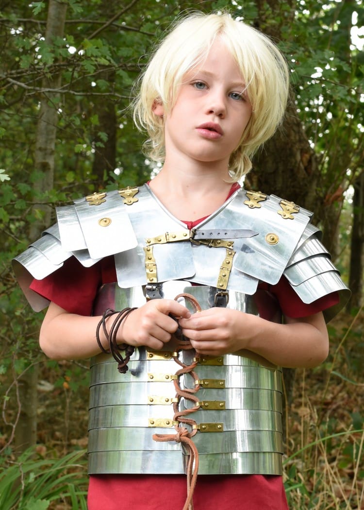 Lorica Segmentata in alluminio, Bambino