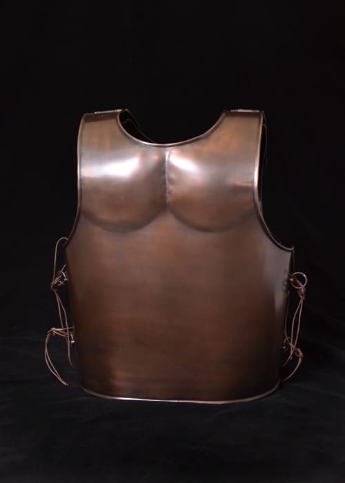 Muscolatura Spartana, acciaio finitura in bronzo - immagine 3