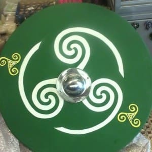 Scutum imperiale, rivestimento in lino, con fondo per pittura - immagine 8