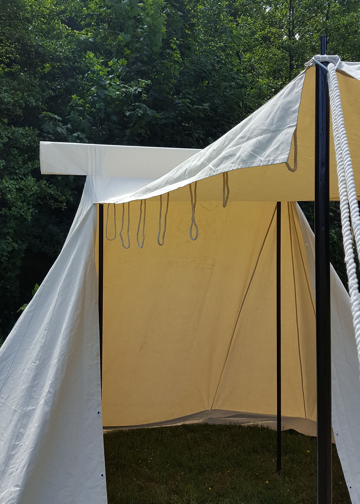 Tenda Sassone, 4 x 2,5 mt, 425 gr/m2, colore naturale - immagine 4