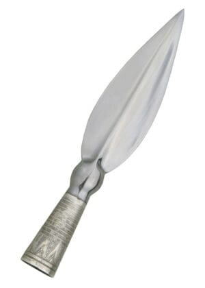 Punta da lancia corta da spinta Vichinga, decorata