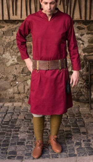 Tunica Scollo a V, Rosso