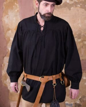 Camicia Medievale, Nero