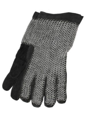 Guanti con cotta di maglia galvanizzata