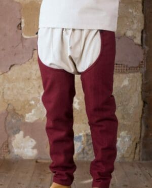 Calzabraghe Lana Rosso (Coppia)