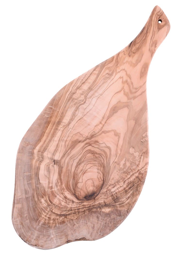 Tagliere con manico, legno di ulivo