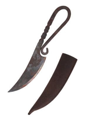 Coltello Multiuso Medievale con fodero in cuoio