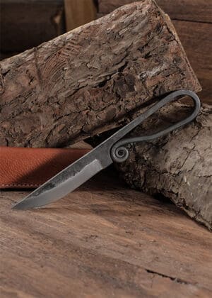 Coltello medievale in ferro forgiato a mano (13,3 cm.) ⚔️ Negozio Medievale