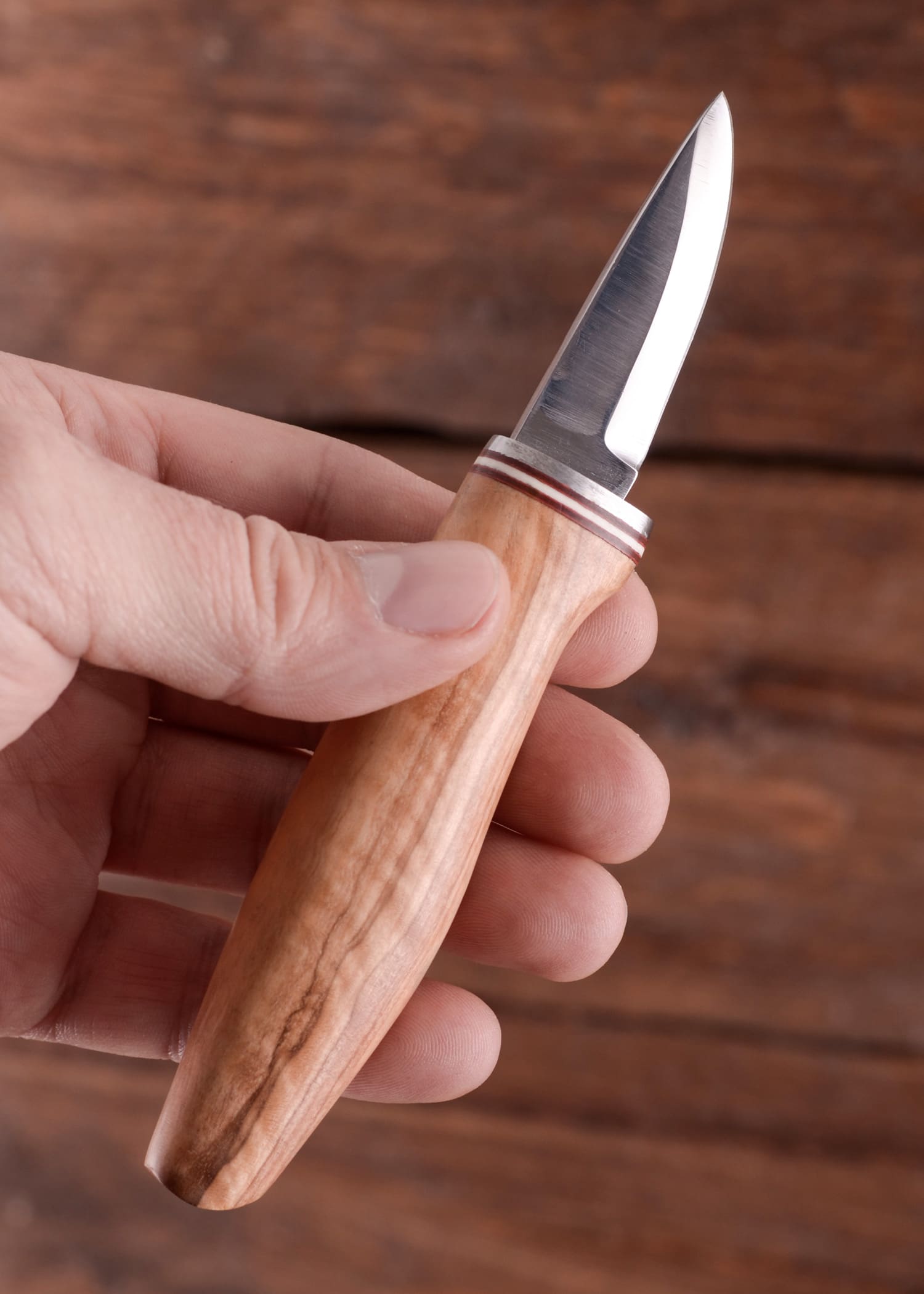 Coltello da intaglio, Nordic Whittle con fodero in pelle - immagine 3