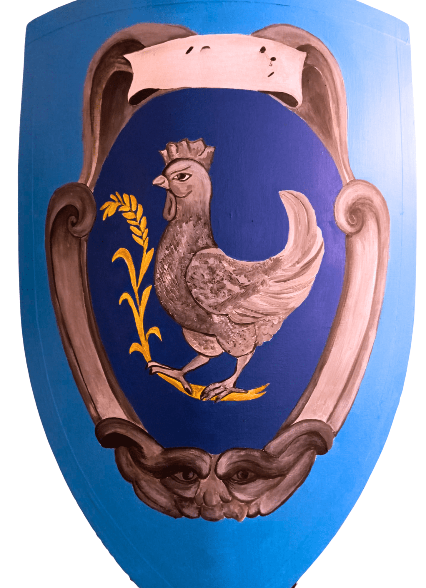 Scudo in legno bianco, Grande - immagine 9