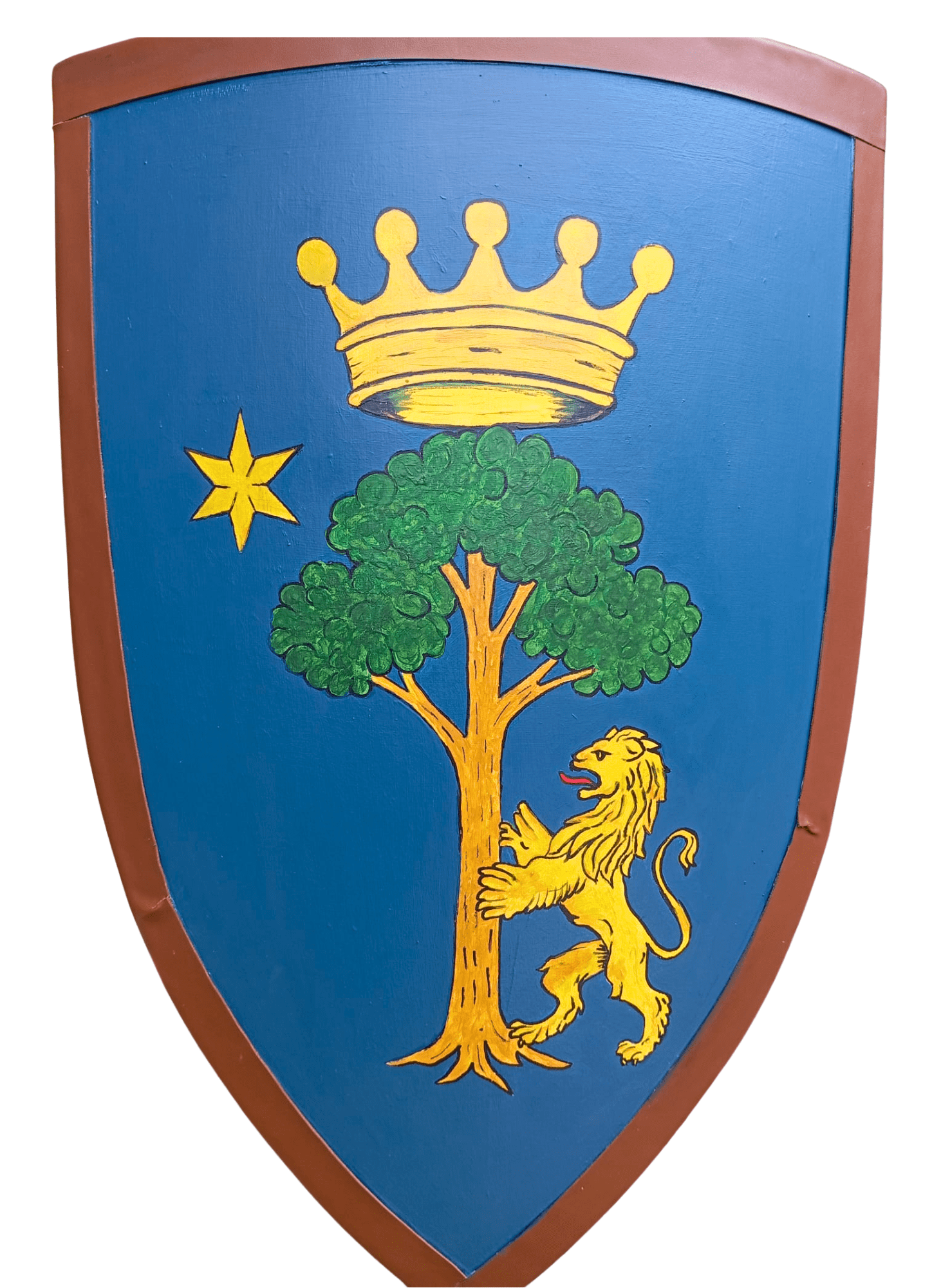 Scudo in legno bianco, Grande - immagine 6