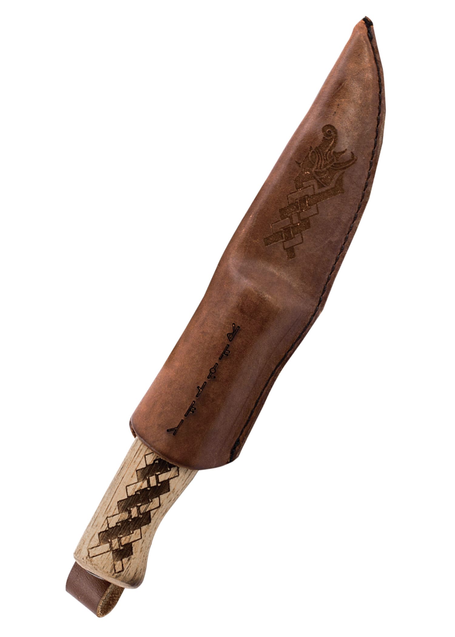 Coltello vichingo Seax con fodero in pelle ⚔️ Negozio Medievale