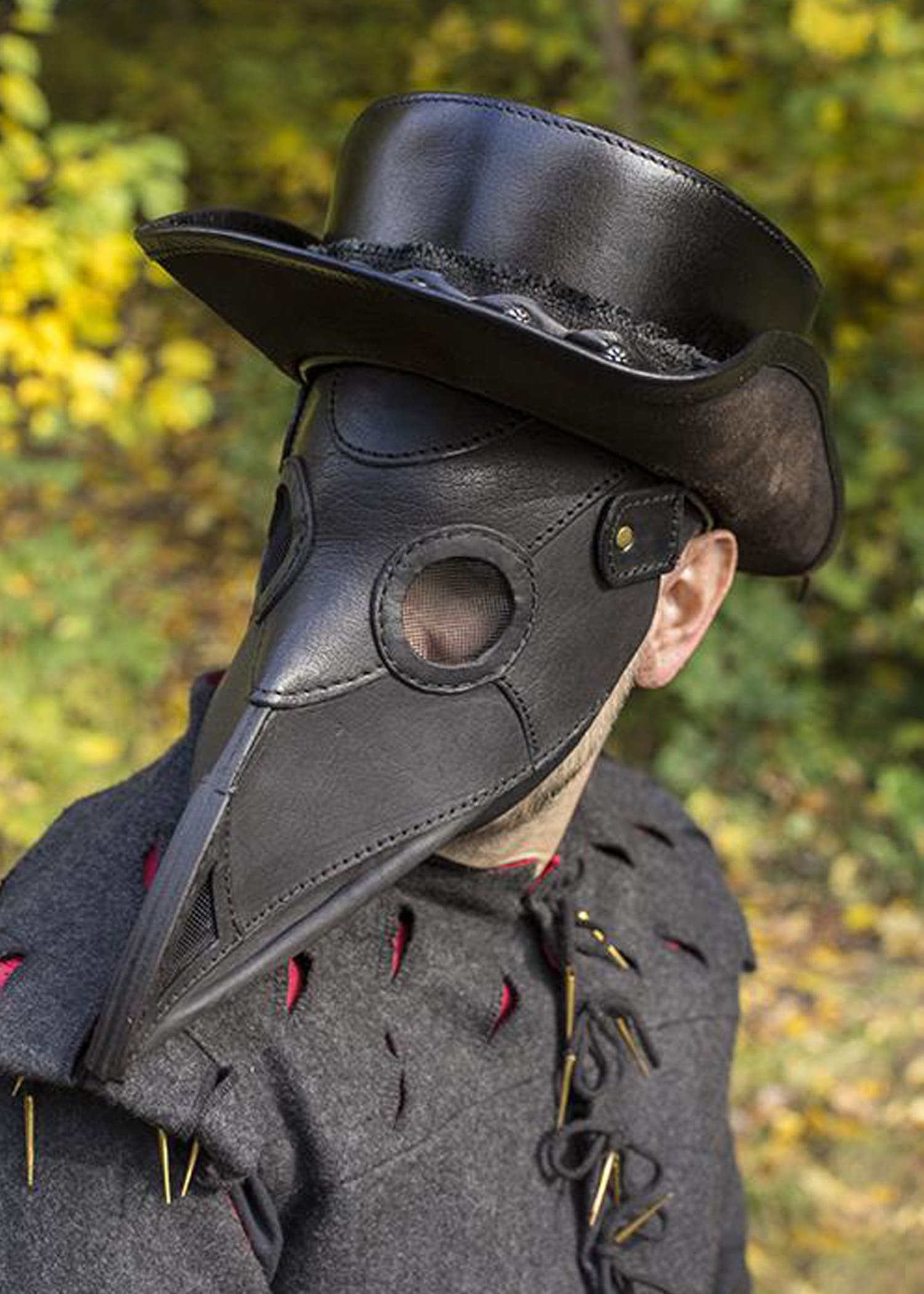 Maschera medico della peste, vari colori