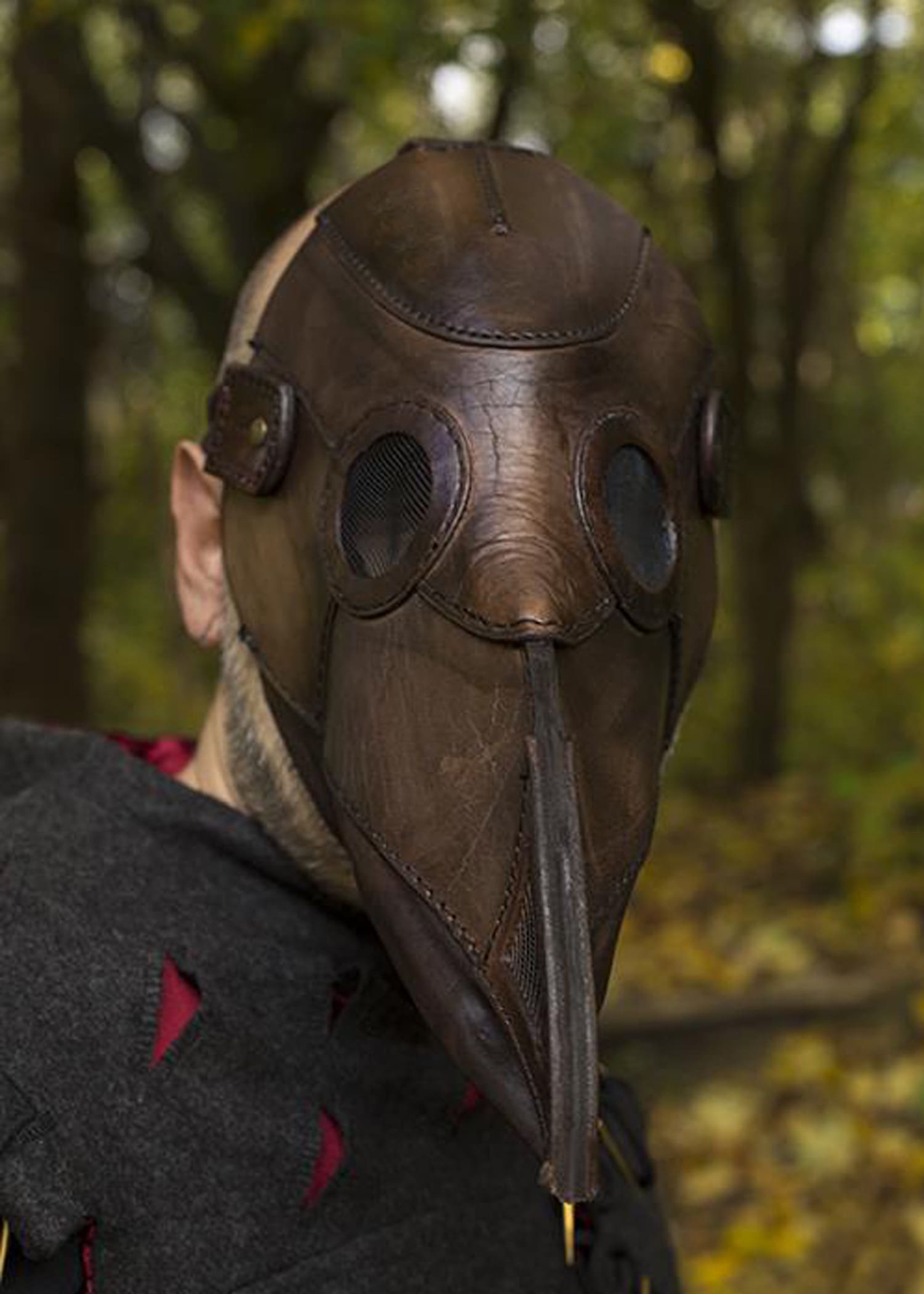 Maschera medico della peste, vari colori - immagine 4