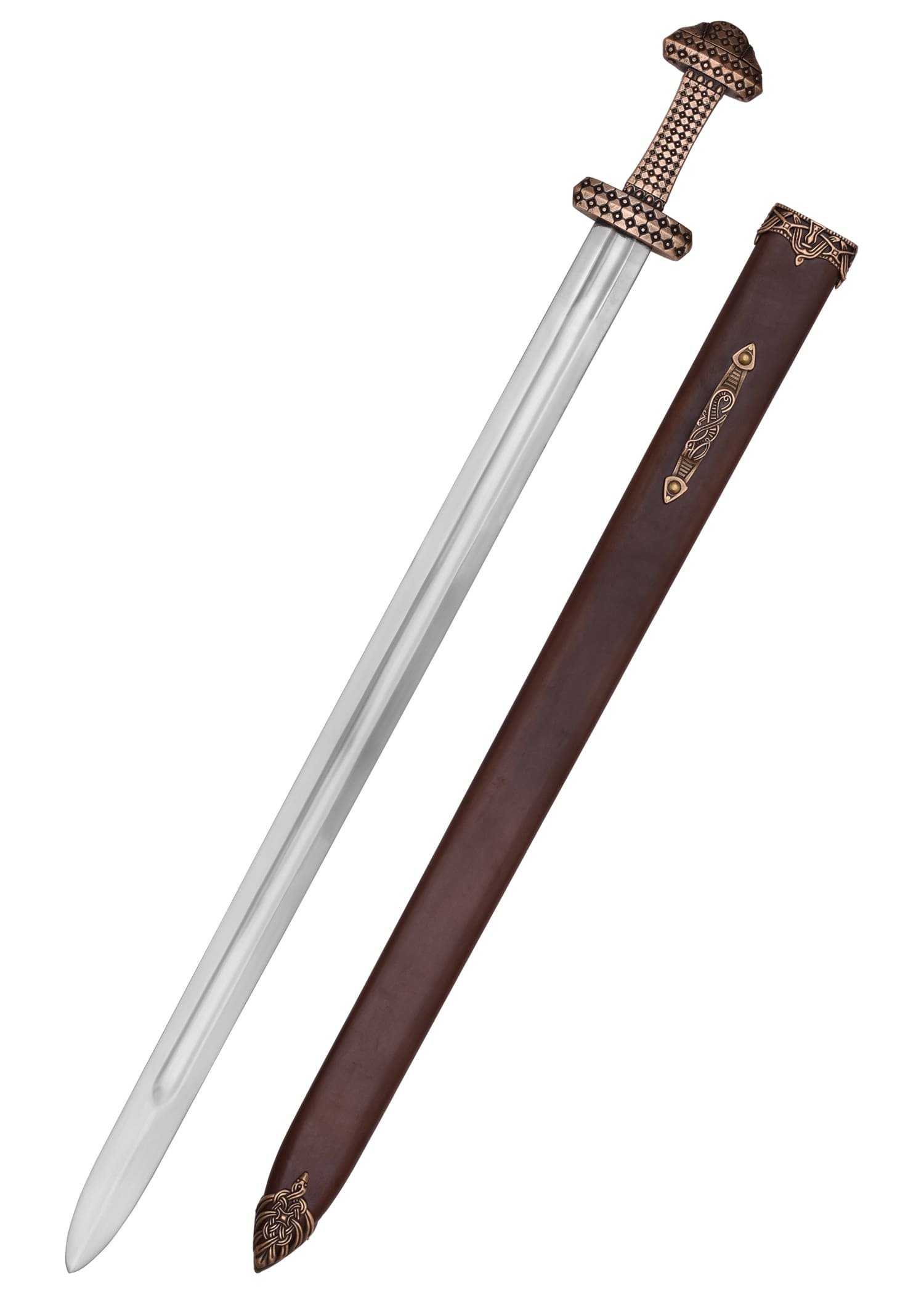 Spada vichinga con elsa in bronzo - immagine 3