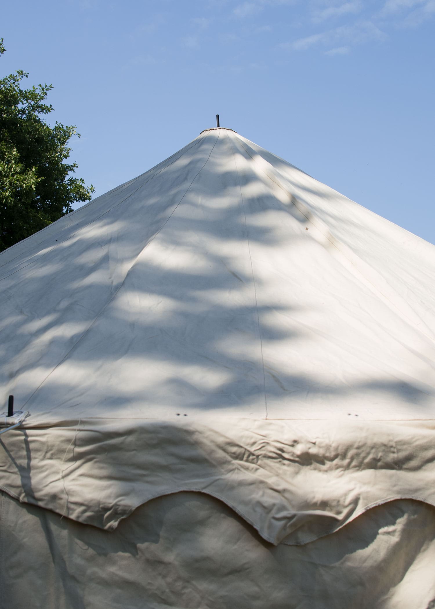 Tenda medievale rotonda, 425 g, colore naturale, varie dimensioni - immagine 5