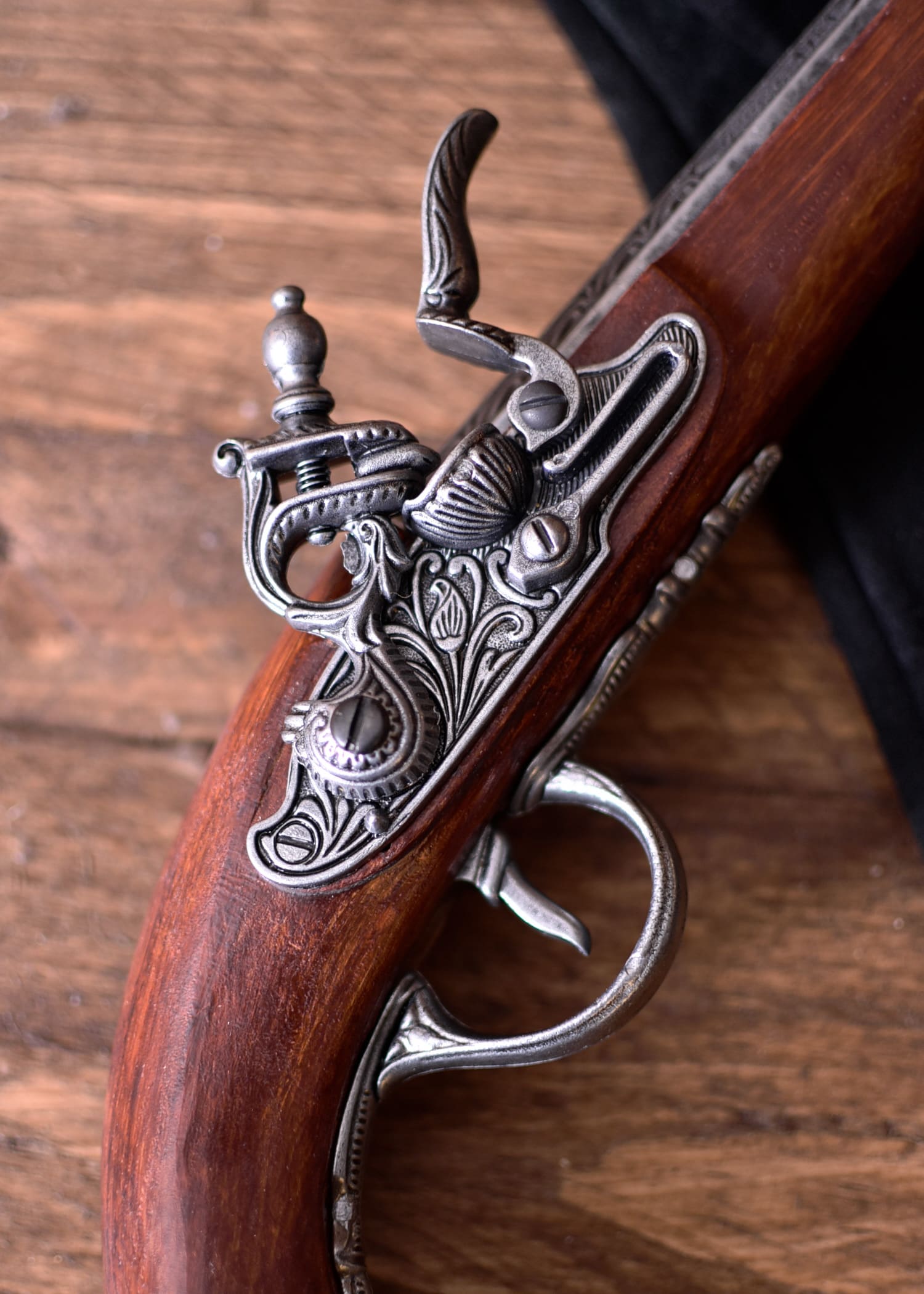 Pistola decorativa a percussione Flintlock - immagine 3