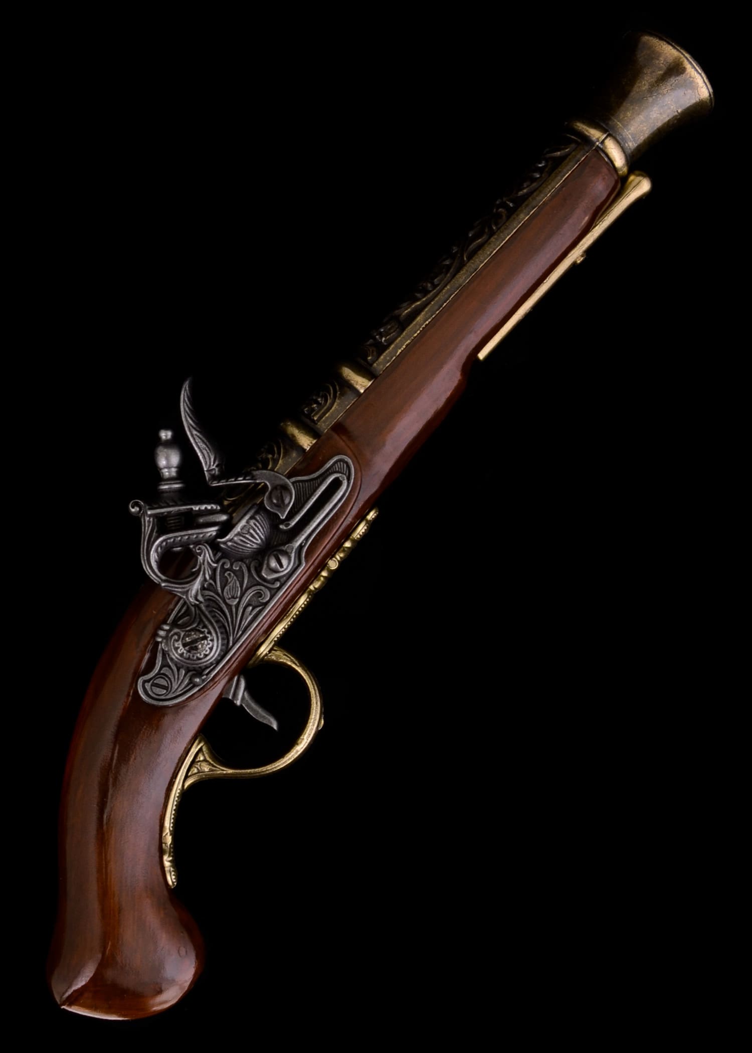 Pistola decorativa a pietra focaia, replica