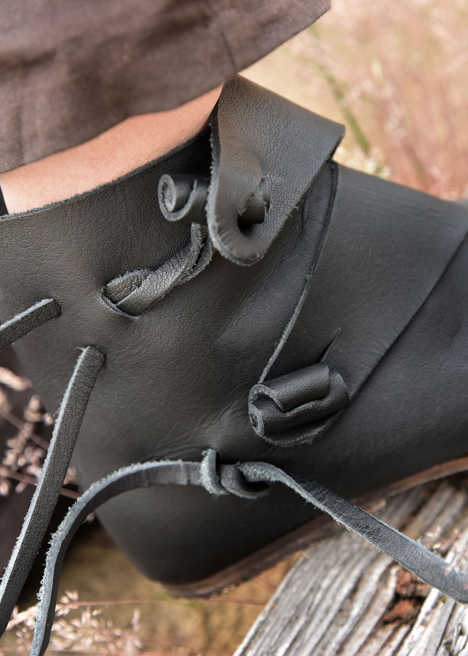 Stivaletto Jorvik, nero, alto medioevo, IX-X sec. ca - immagine 4