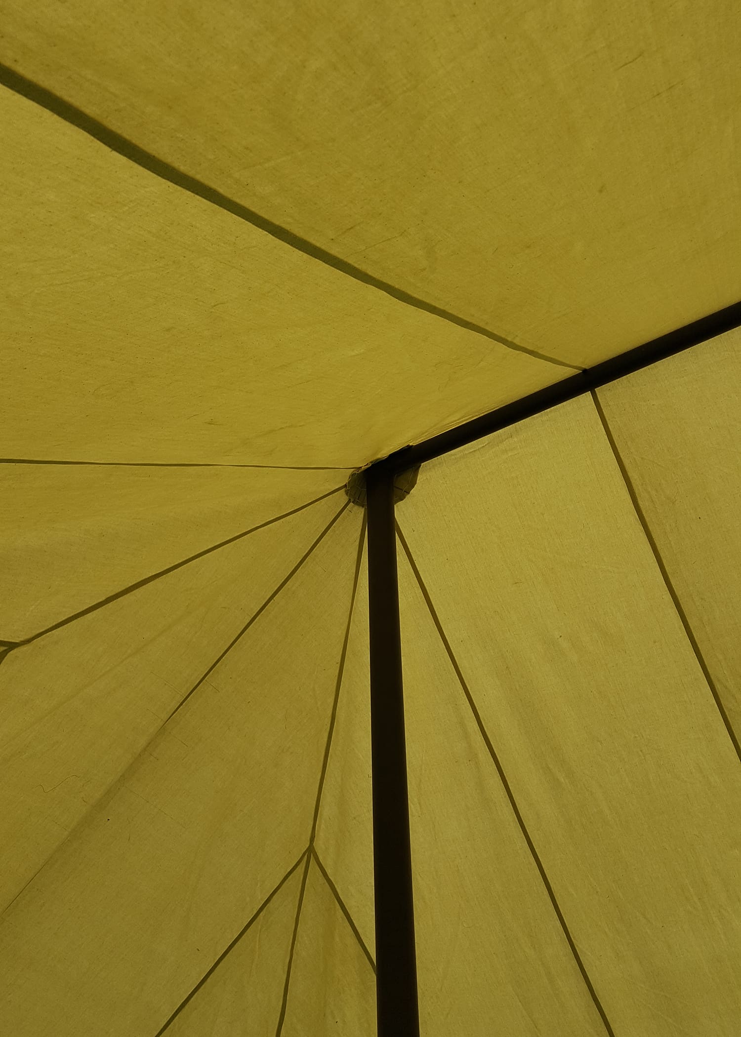 Tenda del cavaliere, 5 x 8 m, 425 gr., colore naturale - immagine 5
