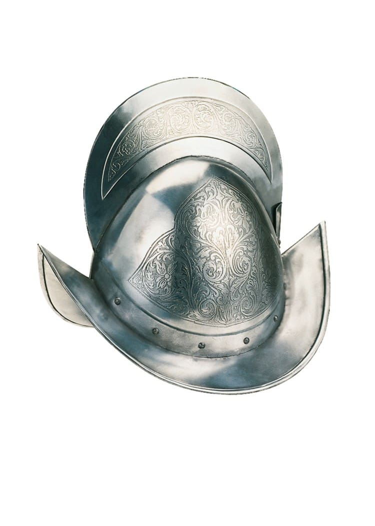 Elmo Morione spagnolo, inciso, Marto