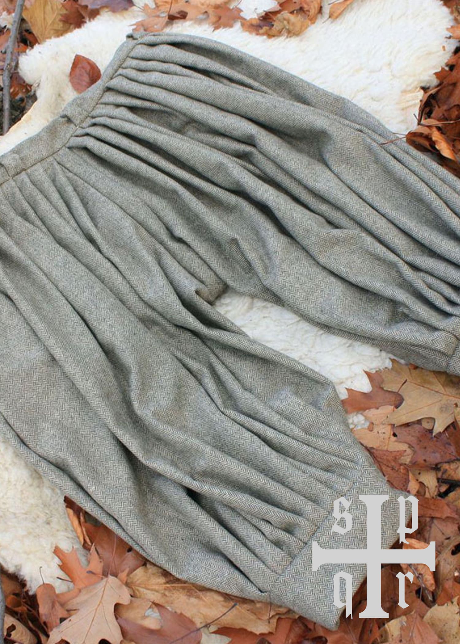 Pantalone vichingo Rus, lana - immagine 3