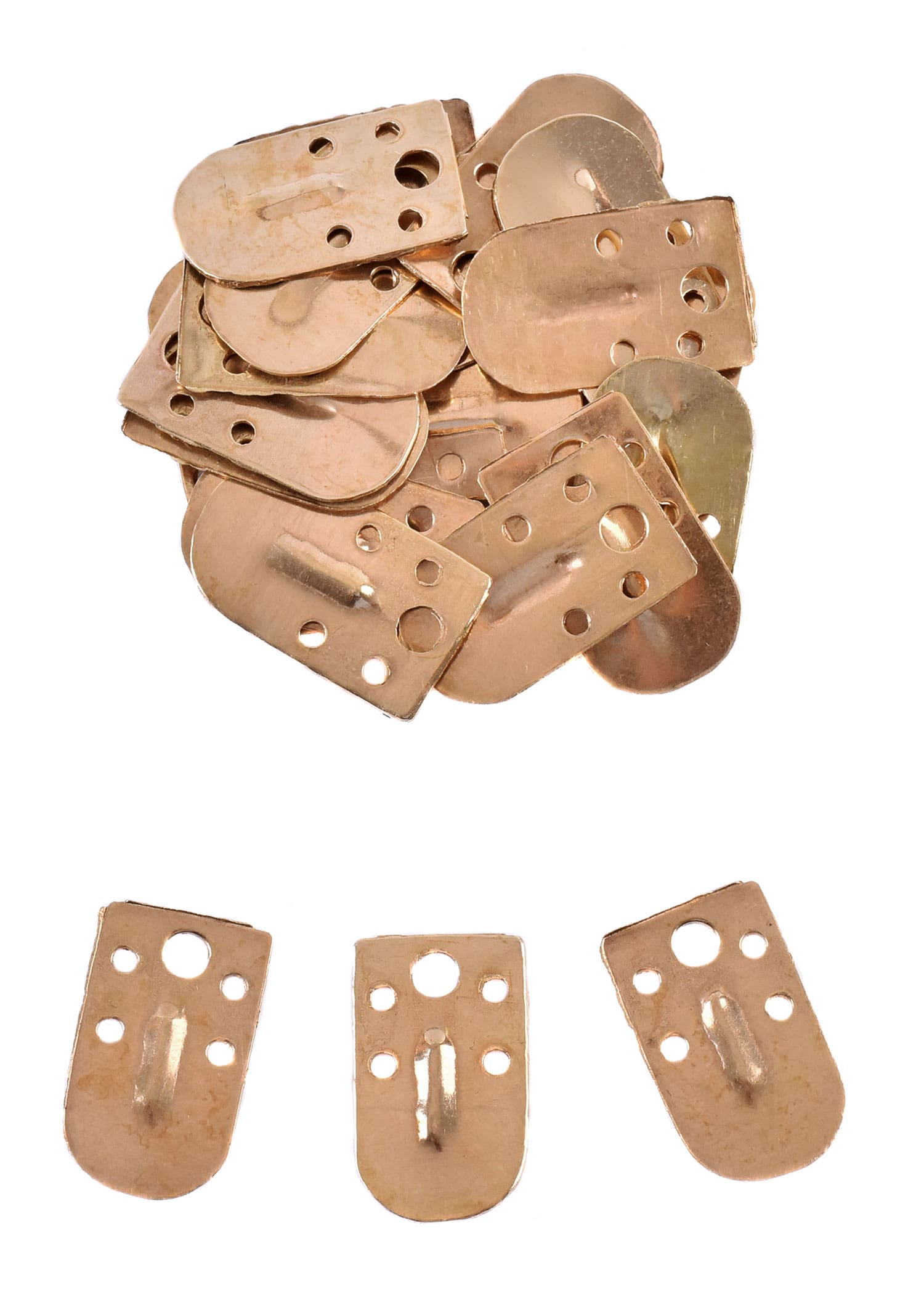Scaglie in Ottone per Armature Lamellari, 13 mm x 22 mm (Confezione da 25)