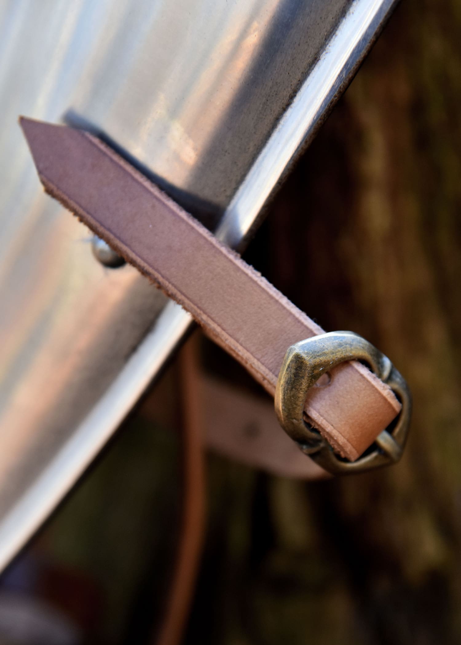 Protezioni gambe tardo medioevo, acciaio da 1,2 mm - immagine 5