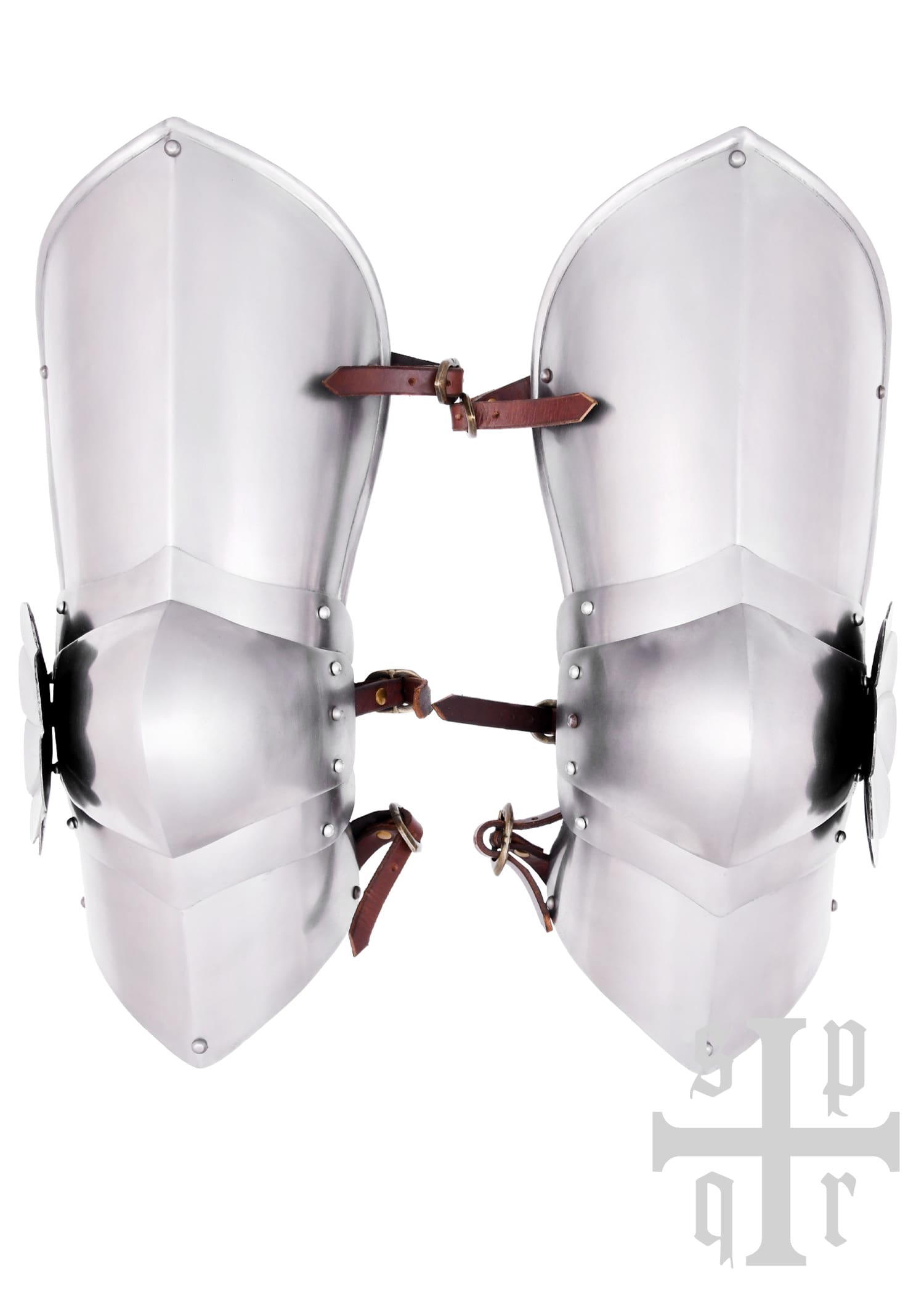 Protezioni gambe gotiche, acciaio 1,6 mm