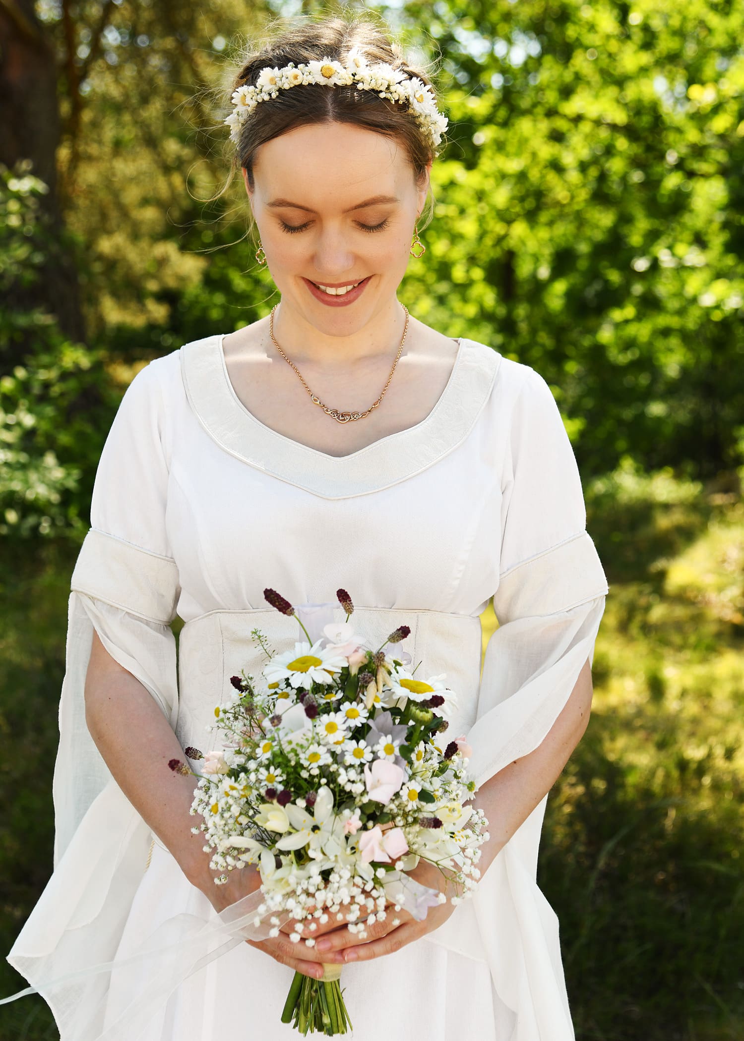 Abito da sposa per matrimonio medievale