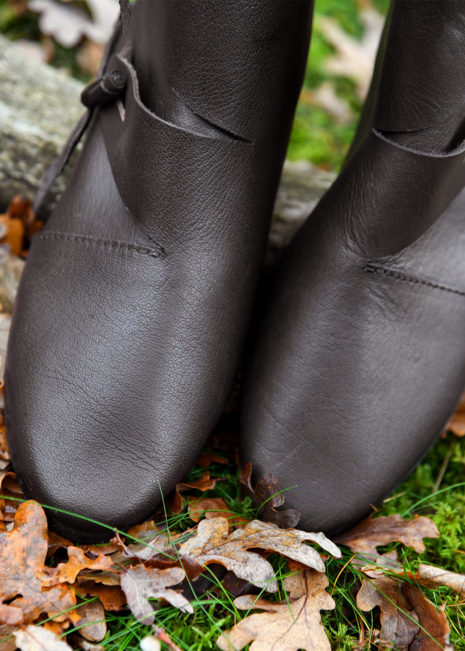 Stivaletto Jorvik, marrone scuro, alto medioevo, IX-X sec. ca - immagine 5