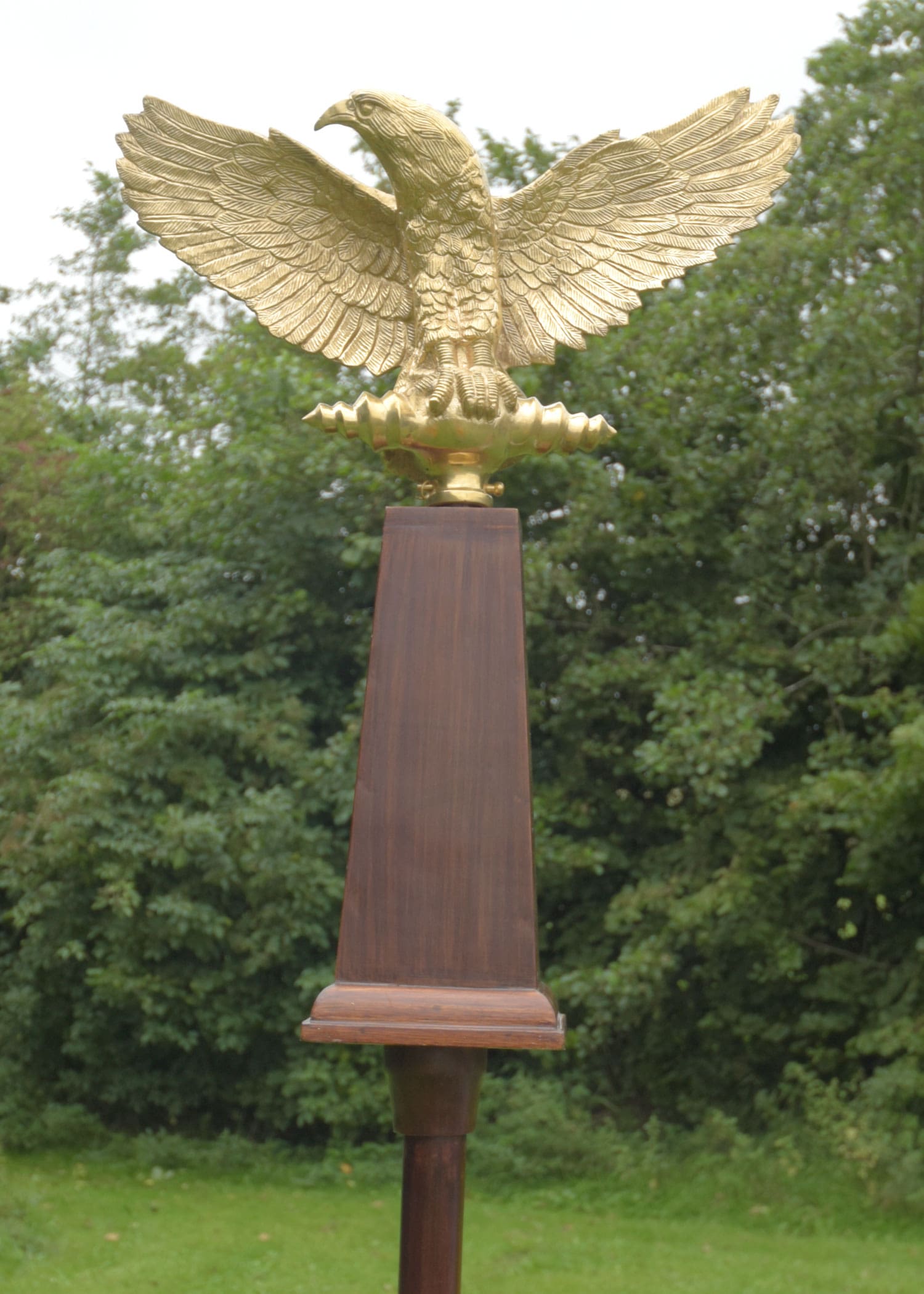 Aquila - Stendardo, Aquila legionaria romana con asta - immagine 2