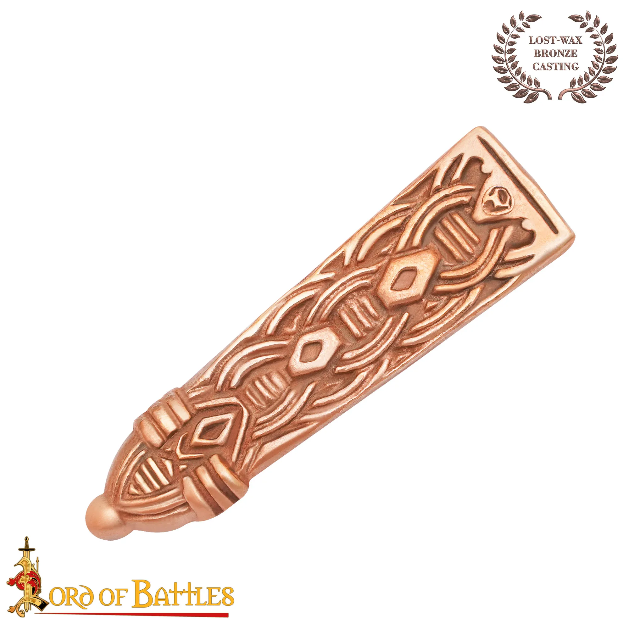 Terminale per cintura in bronzo, mod. 1