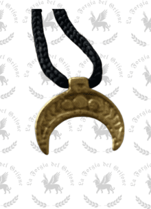 Collana in ottone luna